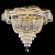 На фотографії Люстра  Хрустальная BS-0135-58-50 з розділу Люстри VIP Класу колір корпусу Золото на 6 джерела світла