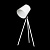 На фотографії Настольная лампа Декоративная SWT-2038 WH з розділу Декоративні настільні лампи колір корпусу Білий на  джерела світла