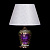 На фотографії Настольная лампа SG-T8887/1TH CH+ZZ+SHADE з розділу Декоративні настільні лампи колір корпусу Комбінований на 1 джерела світла
