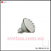 Лампочка Светодиодная SL-MR 16-21 W біла фото