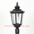 На фотографии Садово - парковый светильник KX-4902 BK  из раздела Столбы цвет корпуса Черный на 1 источника света