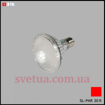 Лампочка светодиодная SL-PAR 30 RD красная фото