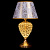 На фотографії Настольная лампа SG-6004/1T FG+ZZ+SHADE з розділу Декоративні настільні лампи колір корпусу Золото на 1 джерела світла