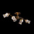 На фотографии Люстра Декоративная SR-9831/4C FG из раздела Люстры цвет корпуса Золото на 4 источника света