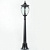 На фотографії Садово-парковий світильник KX-13907/P1 BK з розділу Стовби колір корпусу Чорний на 1 джерела світла
