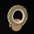На фотографії Світильник світлодіодний SY-16008/1W TIGD з розділу Світлодіодні колір корпусу Золото на 1 джерела світла
