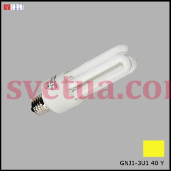 Лампа енергосберігаюча GNJ1 3U1-40 YL жовта фото