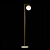 На фотографії Торшер Декоративний TY-3013 BRASS з розділу Декоративні колір корпусу Античне золото на 1 джерела світла